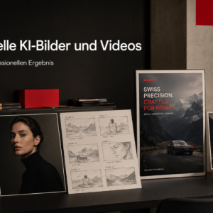 Professionelle KI-Bilder und Videos - Bilder, Animationen und Marketinginhalte mit Künstlicher Intelligenz praxisnah erstellen